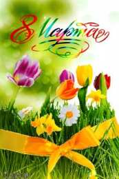 открытки с тюльпанами на 8 марта Красивые открытки с тюльпанами на 8 марта                    