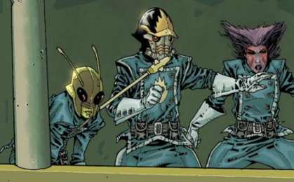 открытки с персонажем Жук Яркие открытки с персонажем комиксов Марвел - Жук                      