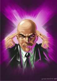 открытки с профессором Икс  Красочные открытки с персонажем вселенной Marvel - профессором Икс 