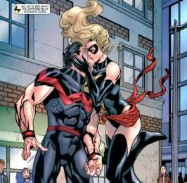 Открытки с Мисс Марвел  Красивые открытки с персонажем вселенной Marvel - Мисс Марвел 