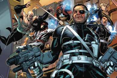 Открытки с Ником Фьюри  Открытки и картинки с персонажем вселенной Marvel - Ником Фьюри 