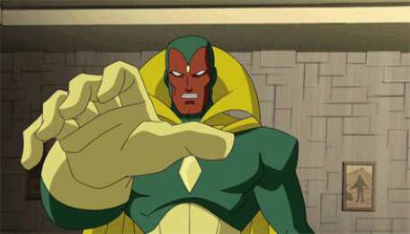 открытки Вижном  Открытки и картинки с персонажем Вселенной Марвел - Виженом 