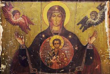 открытки  в честь иконы Божьей Матери "Знамение" Открытки на день иконы Божьей Матери "Знамение"                