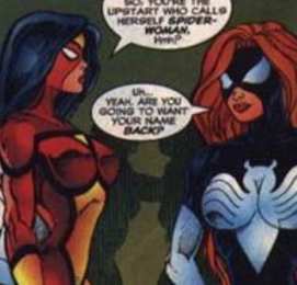 открытки с Джулией Карпентер  Открытки и картинки  с персонажем вселенной марвел - Джулией Карпентер 