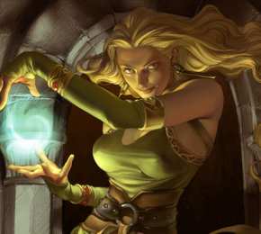 открытки с Аморой  Открытки и картинки с героем вселенной марвел - Амора-Чаровница 