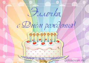 открытки с именем Элла Именные открытки с поздравлениями и пожеланиями для Эллы     