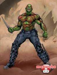 открытки с Драксом Разрушителем  Открытки с персонажем вселенной марвел, стражь галактиик - Дракс 