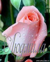 открытки с именем Людмила Именные открытки с поздравлениями на день рождения для Людмилы 