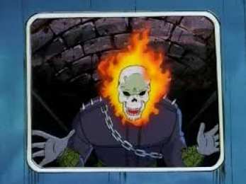 открытки с призрачным гонщиком  Открытки с персонажем вселенной Marvel - Призрачным Гонщиком 