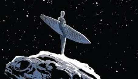 открытки с серебряным серфером  Открытки с персонажем вселенной Marvel - Серебряным Сёрфером    